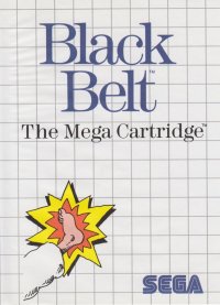 Black Belt Sega Master System US box art